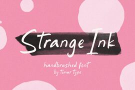 Strange Ink Font
