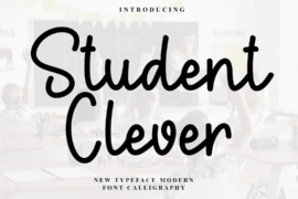 Student Clever Font