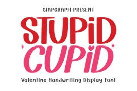 Stupid Cupid Font