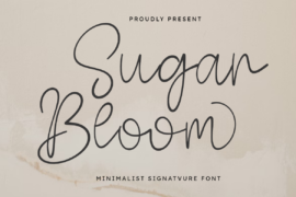Sugar Bloom Font