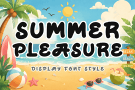 Summer Pleasure Demo Font