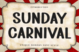 Sunday Carnival Font