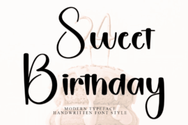 Sweet Birthday Font