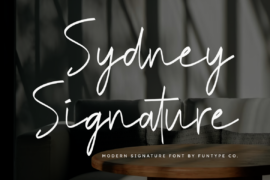 Sydney Signature Font