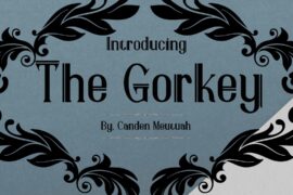 The Gorkey Font