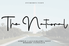 The National Font