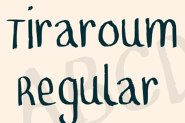Tiraroum Font