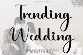 Trending Wedding Font