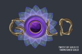 Twist of Gold II Tarnished Gold Font