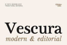 Vescura Demo Font Family