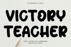 Victory Teacher Font