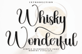 Whisky Wonderful Font