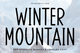 Winter Mountain Font