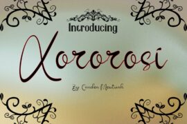 Xororosi Font