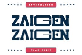 Zaigen Font