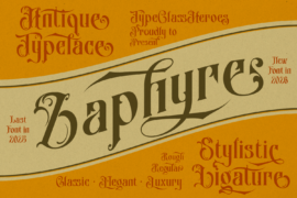 Zaphyre DEMO Font