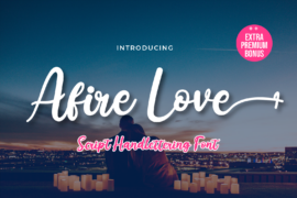 Afire Love Font