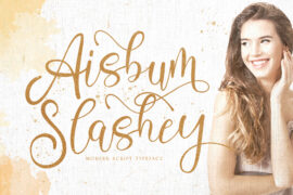 Aisbum Slashey Font