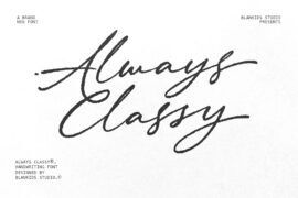 Always Classy Font