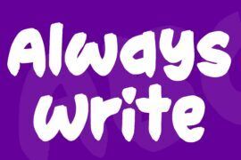 Always Write Font