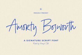 Amorty Bosworth Font