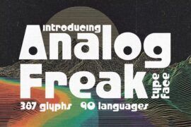 Analog Freak Font