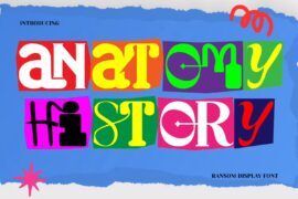 Anatomy History Demo Font