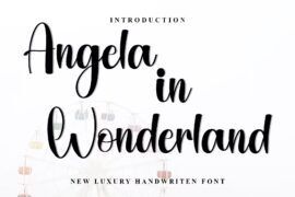 Angela In Wonderland Font