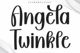 Angela Twinkle Font