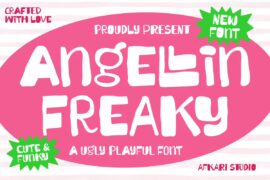Angellin Freaky Font