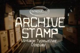Archive Stamp Font