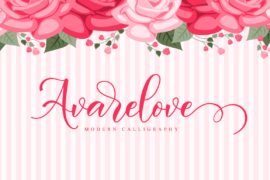 Avarelove Font