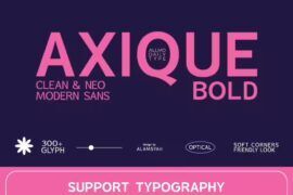 Axique Bold Font