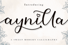Aynilla Font