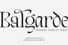 Balgarde Serif Demo Font