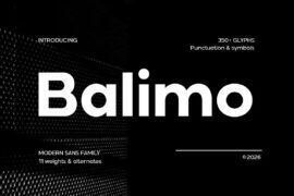 Balimo Font Family