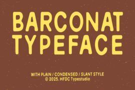 Barconat Demo Font