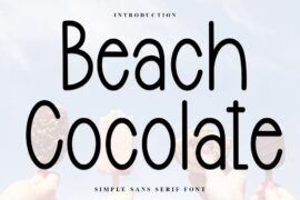 Beach Cocolate Font