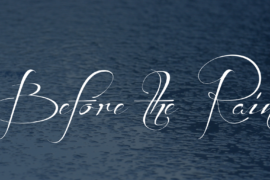Before the Rain Font Family