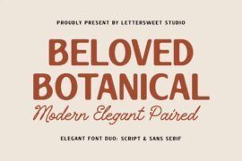 Beloved Botanical Demo Font Family