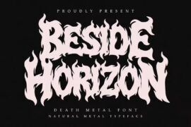 Beside Horizon Font
