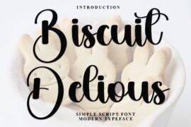 Biscuit Delious Font