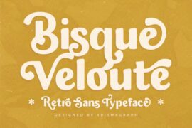 Bisque Veloute DEMO Font