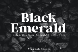 Black Emerald Font