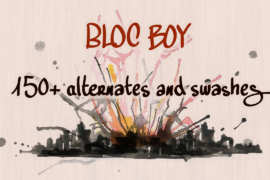 Bloc Boy PERSONAL USE ONLY Font