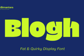 Blogh Trial Font