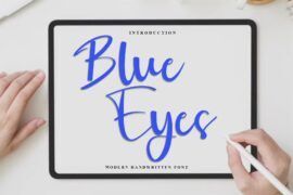 Blue Eyes Font