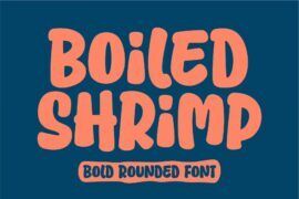 Boiled Shrimp Font