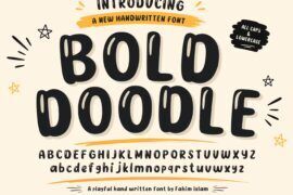 Bold Doodle Font