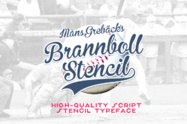 Brannboll Stencil PERSONAL USE Font